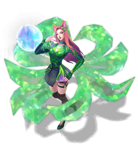 Emerald K/DA ALL OUT Ahri chroma