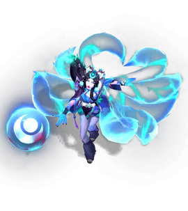 Sapphire Snow Moon Ahri chroma