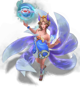 Sapphire Spirit Blossom Springs Ahri chroma