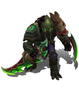 Emerald Headhunter Rengar chroma
