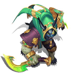 Emerald Guardian of the Sands Rengar chroma