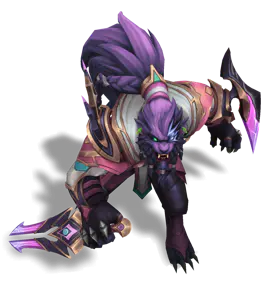 Rose Quartz Sentinel Rengar chroma