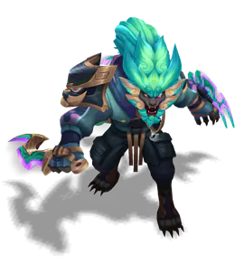 Turquoise Street Demons Rengar chroma