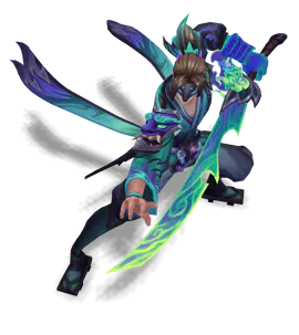 Turquoise Spirit Blossom Master Yi chroma