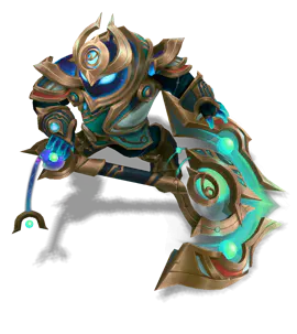 Turquoise Cosmic Paladin Nautilus chroma