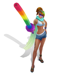 Rainbow Pool Party Fiora chroma