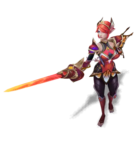 Ruby Faerie Court Fiora chroma