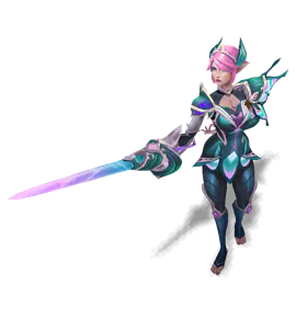 Turquoise Faerie Court Fiora chroma