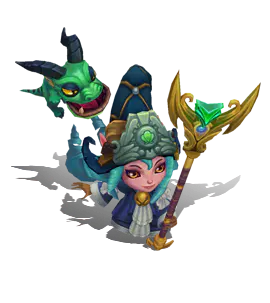 Turquoise Dragon Trainer Lulu chroma