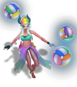Rainbow Pool Party Syndra chroma