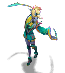 Turquoise Street Demons Zyra chroma