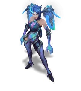 Sapphire Lagoon Dragon Kai'Sa chroma