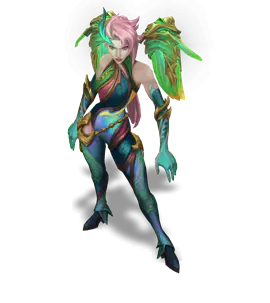 Emerald Lagoon Dragon Kai'Sa chroma