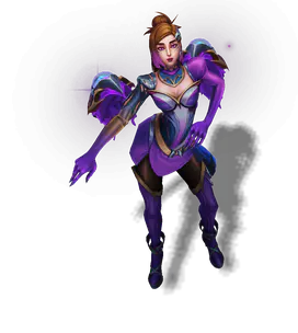 Chroma Tanzanite du skin KDA FIRESTARTER Kai'Sa