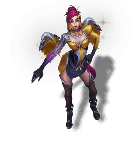 Chroma Citrine du skin KDA FIRESTARTER Kai'Sa
