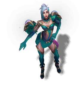 Chroma Turquoise du skin KDA FIRESTARTER Kai'Sa