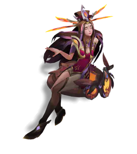 Ruby Graceful Phoenix Seraphine chroma