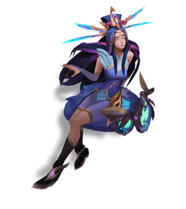 Sapphire Graceful Phoenix Seraphine chroma