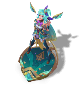 Turquoise Star Guardian Seraphine chroma
