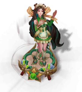 Emerald Dumpling Darlings Seraphine chroma