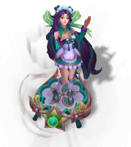 Turquoise Dumpling Darlings Seraphine chroma