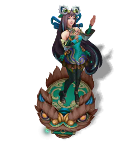 Turquoise Firecracker Seraphine chroma
