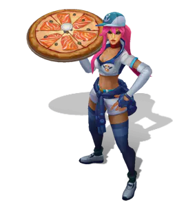 Aquamarine Pizza Delivery Sivir chroma