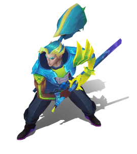 Aquamarine Battle Boss Yasuo chroma