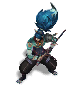 Turquoise Battle Wolf Yasuo chroma