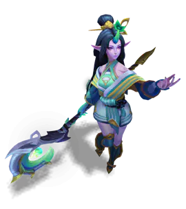 Turquoise Spirit Blossom Soraka chroma