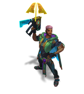 Emerald Cyber Pop Akshan chroma