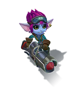 Purple Rocket Girl Tristana chroma