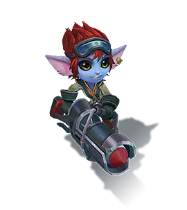 Orange Rocket Girl Tristana chroma