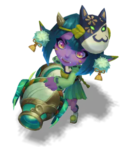 Emerald Spirit Blossom Tristana chroma