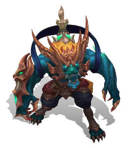 Turquoise Lunar Guardian Warwick chroma