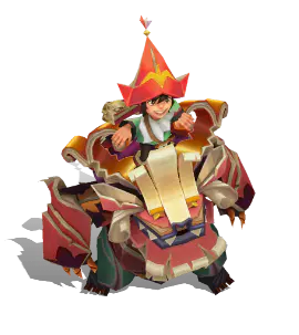 Ruby Papercraft Nunu & Willump chroma