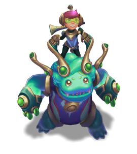Turquoise Space Groove Nunu & Willump chroma