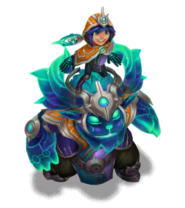 Turquoise Cosmic Paladins Nunu & Willump chroma