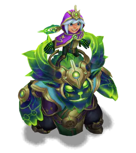 Emerald Cosmic Paladins Nunu & Willump chroma
