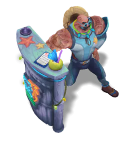 Aquamarine Pool Party Braum chroma