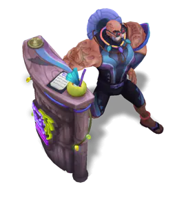 Obsidian Pool Party Braum chroma