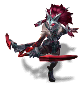 Ruby Chosen of the Wolf Kindred chroma