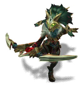 Emerald Chosen of the Wolf Kindred chroma