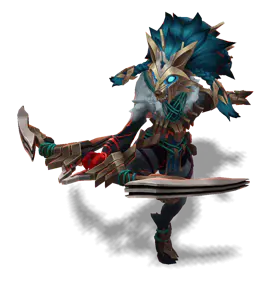 Turquoise Chosen of the Wolf Kindred chroma