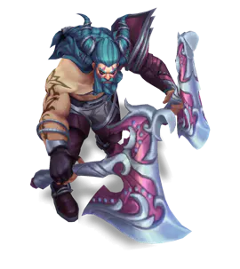 Rose Quartz Pentakill III: Lost Chapter Olaf chroma