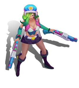 Aquamarine Arcade Miss Fortune chroma