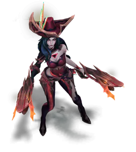 Ruby Ruined Miss Fortune chroma