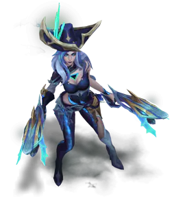 Sapphire Ruined Miss Fortune chroma