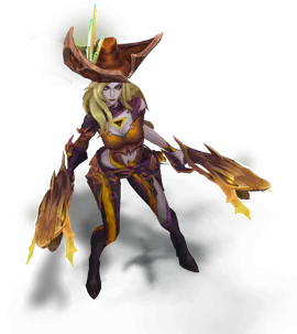 Catseye Ruined Miss Fortune chroma