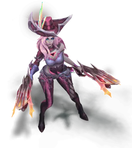 Rose Quartz Ruined Miss Fortune chroma